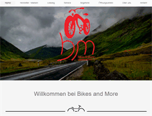 Tablet Screenshot of bikes-more.com